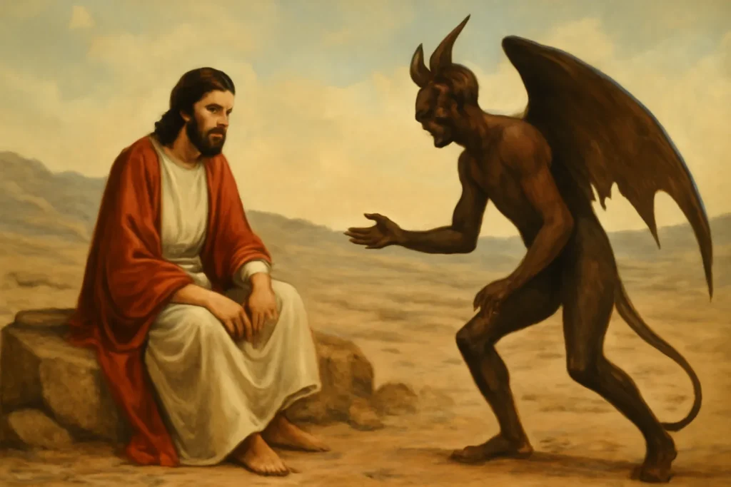 a tentacao de jesus no deserto