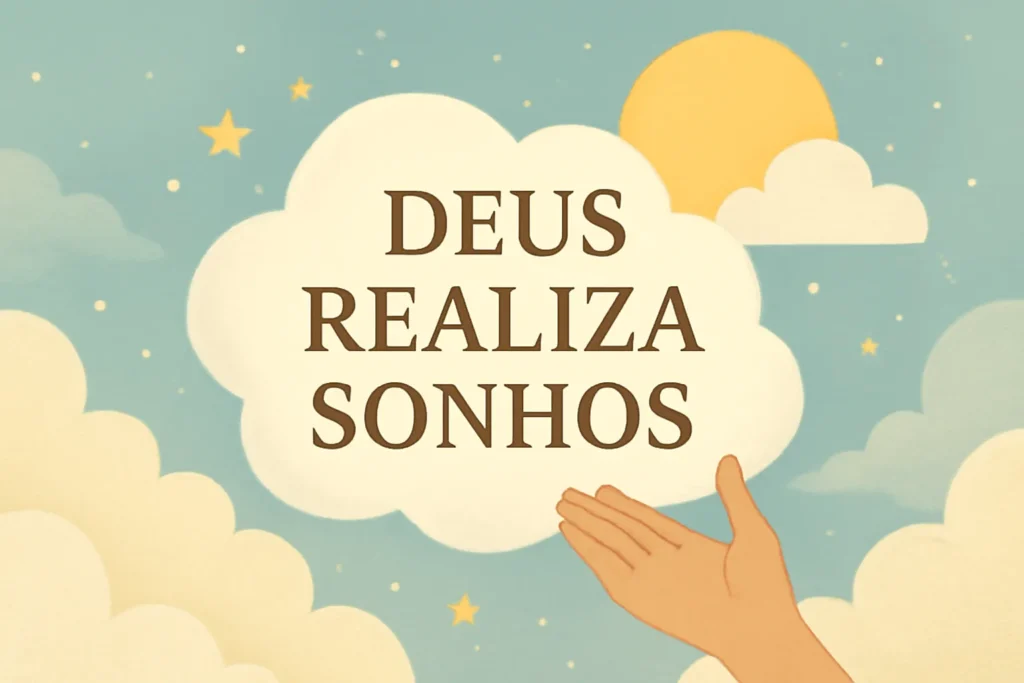 deus realiza sonhos versículo