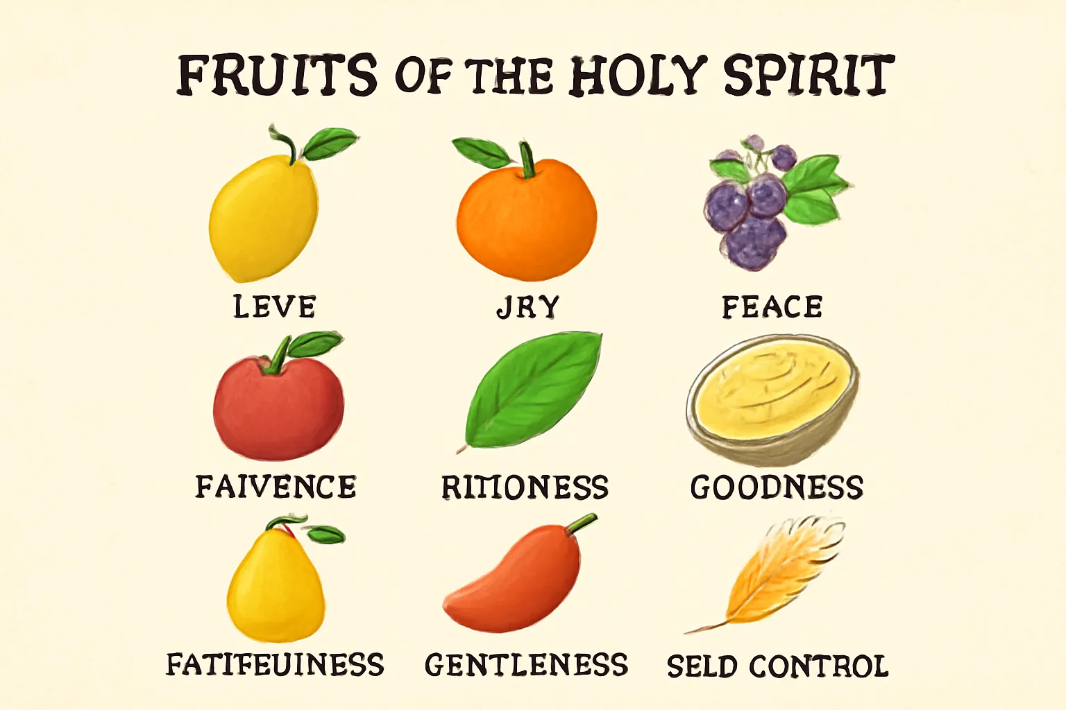 Frutos do Espírito Santo na Bíblia: versículo, significado e lista completa