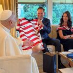 Jantar do Papa Americano: Celebração do 4 de Julho em Roma POPE LEO U.S. AMBASSADOR BRIAN BURCH FAMILY VATICAN PEACE FREEDOM