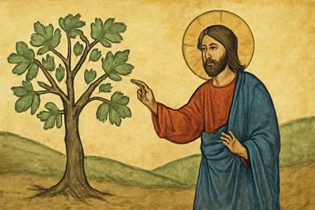 jesus amaldiçoa a figueira versículo