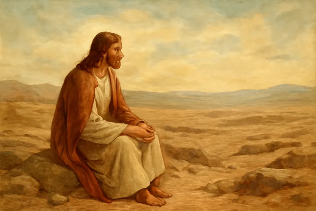jesus foi levado ao deserto