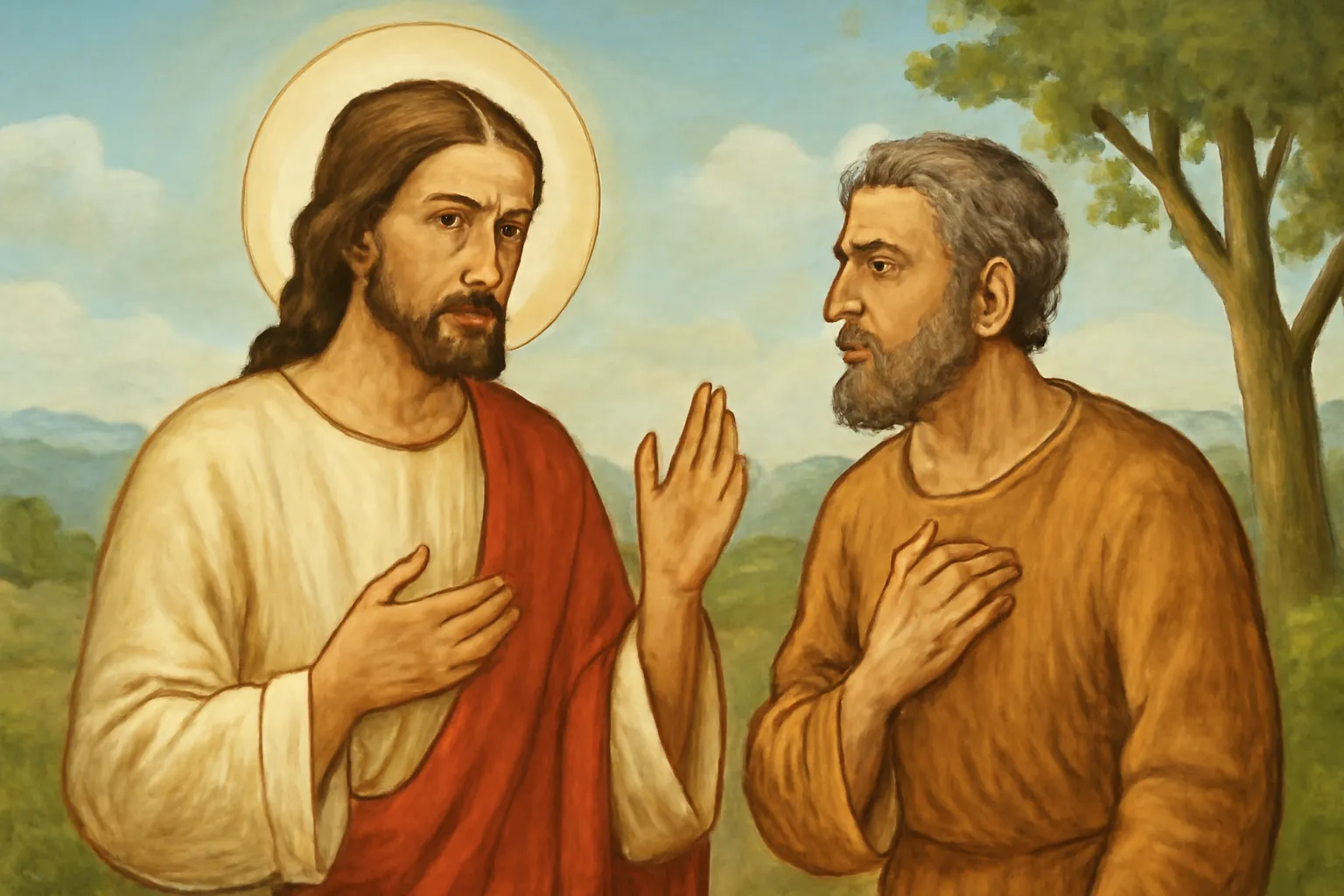 jesus pergunta a pedro tu me amas