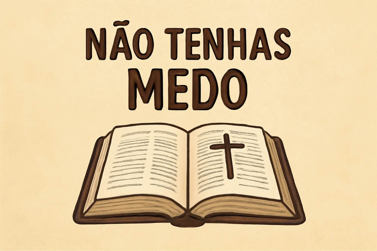 Não tenhas medo bíblia: como encontrar coragem e fé nas Escrituras