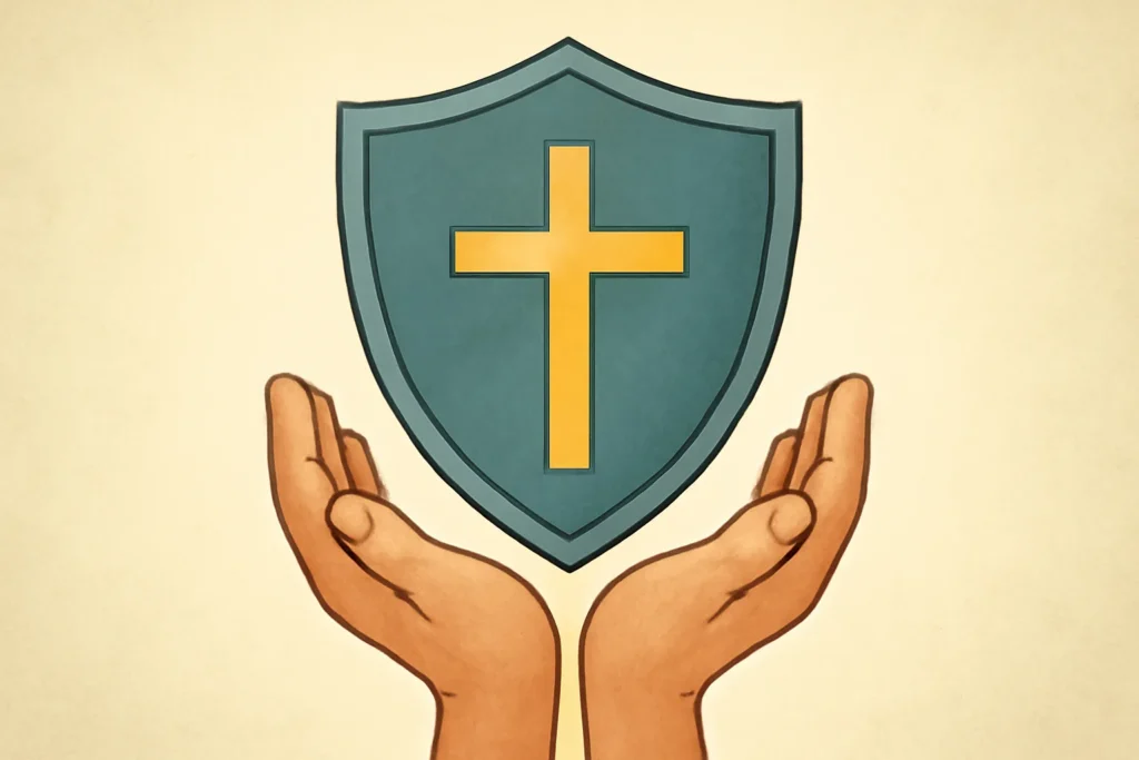 o senhor é minha força e meu escudo