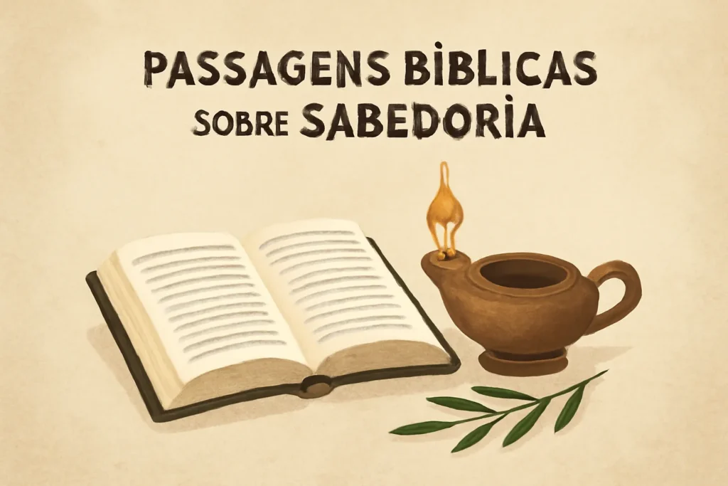passagens bíblicas sobre sabedoria