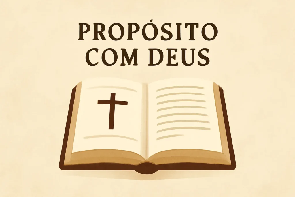 propósito com deus versículo