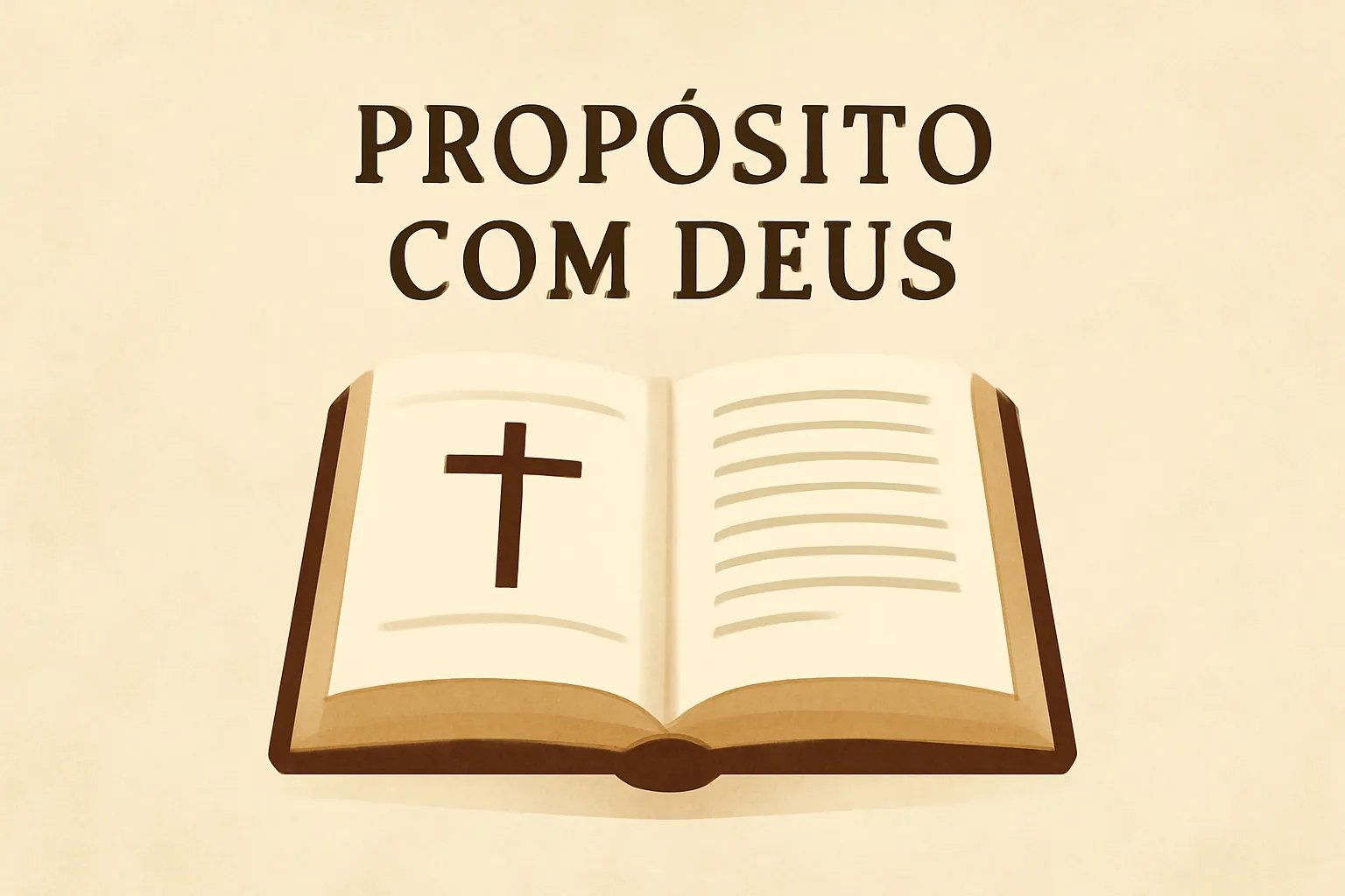 propósito com deus versículo