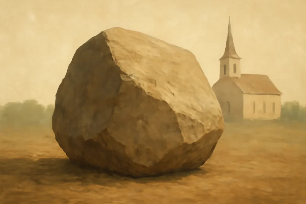 sobre esta pedra edificarei a minha igreja