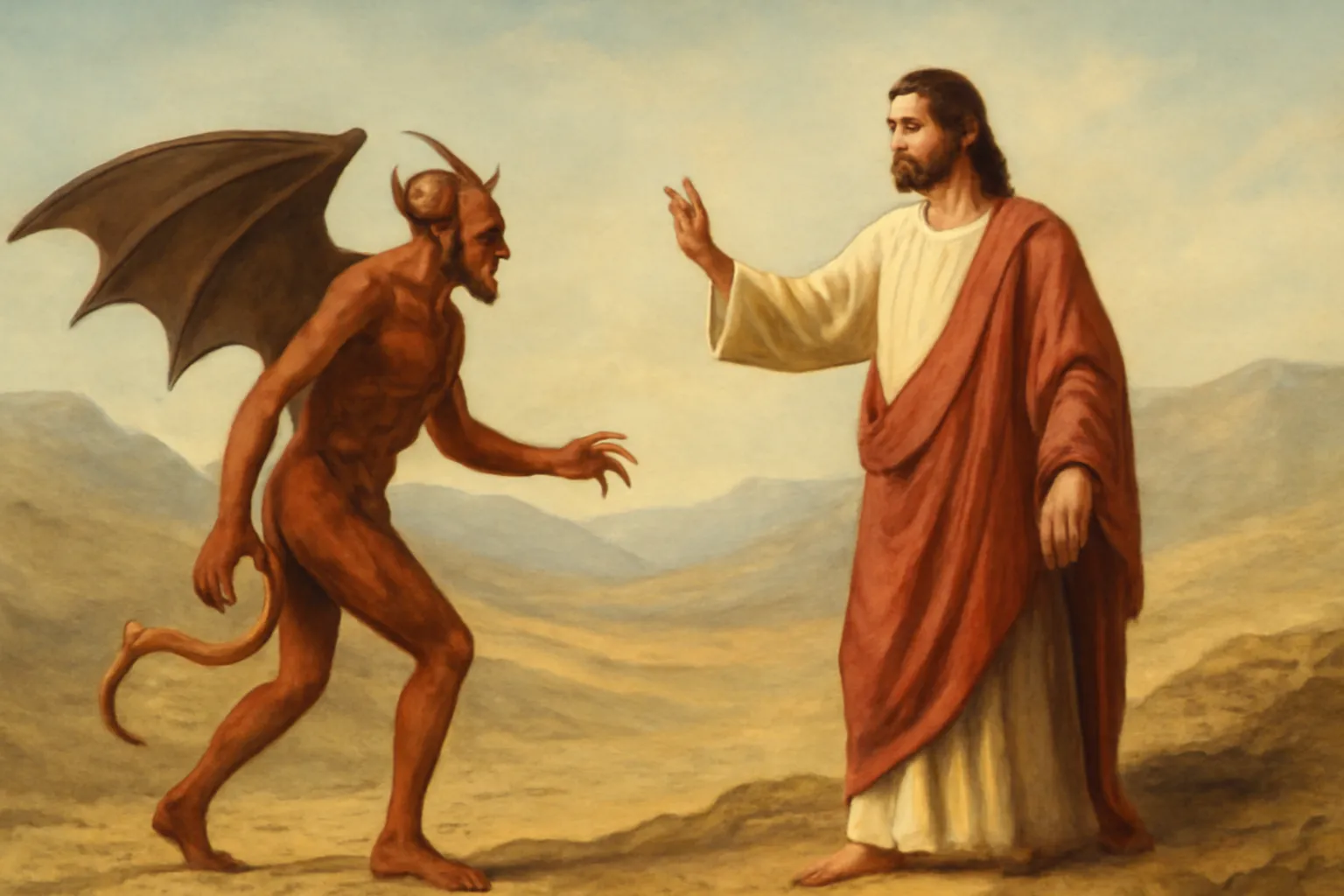 tentação de jesus no deserto versículo