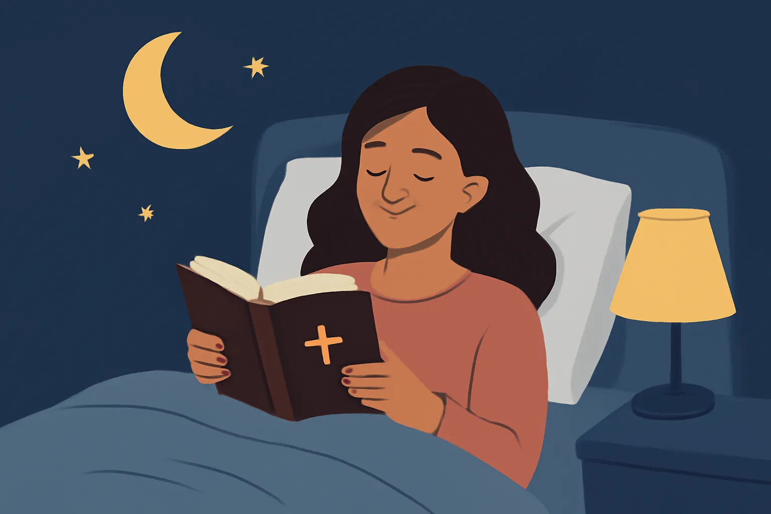 versículo antes de dormir