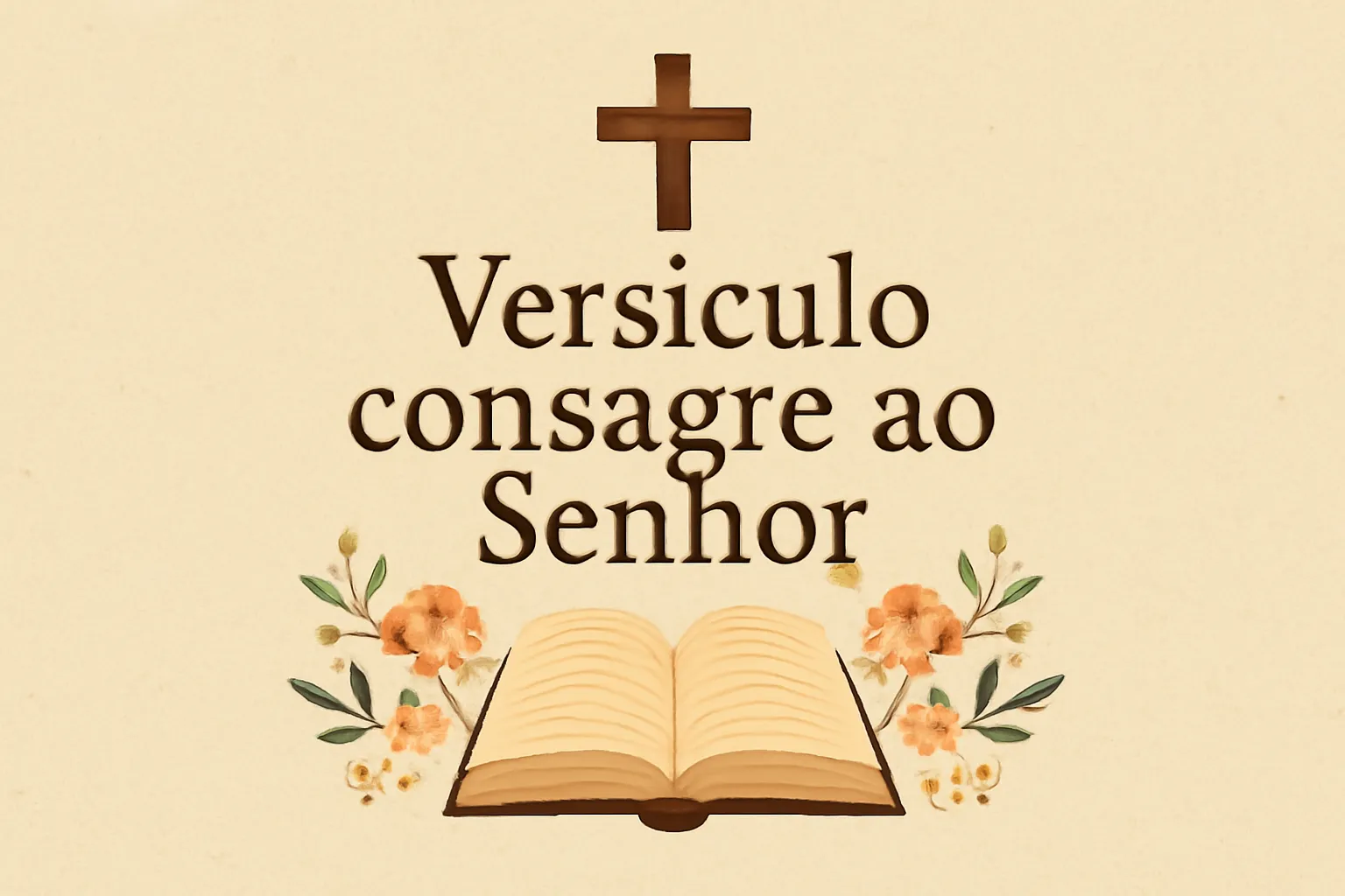 versículo consagre ao senhor