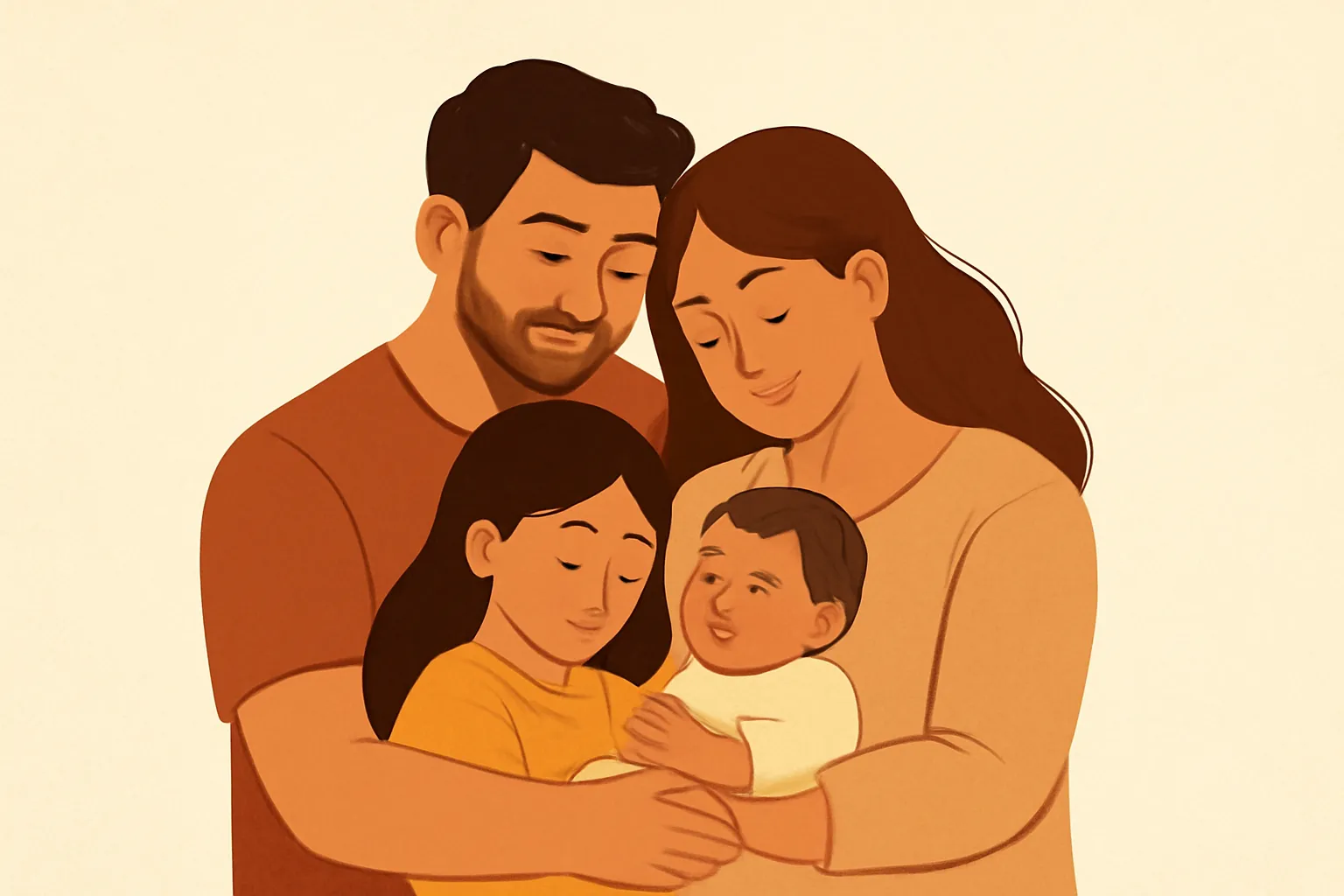 versículo família bênção