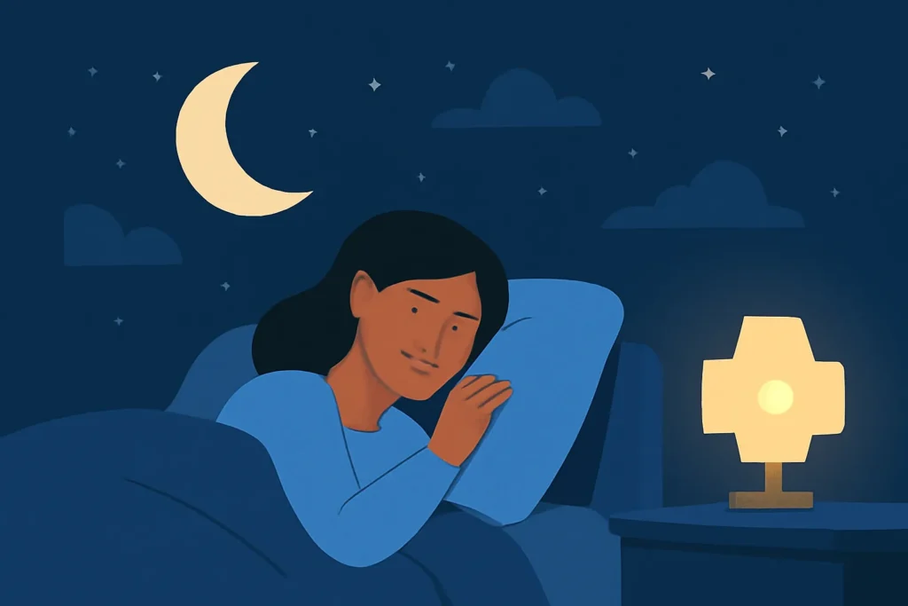 versículos para dormir em paz
